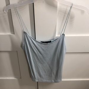 Crop top blue